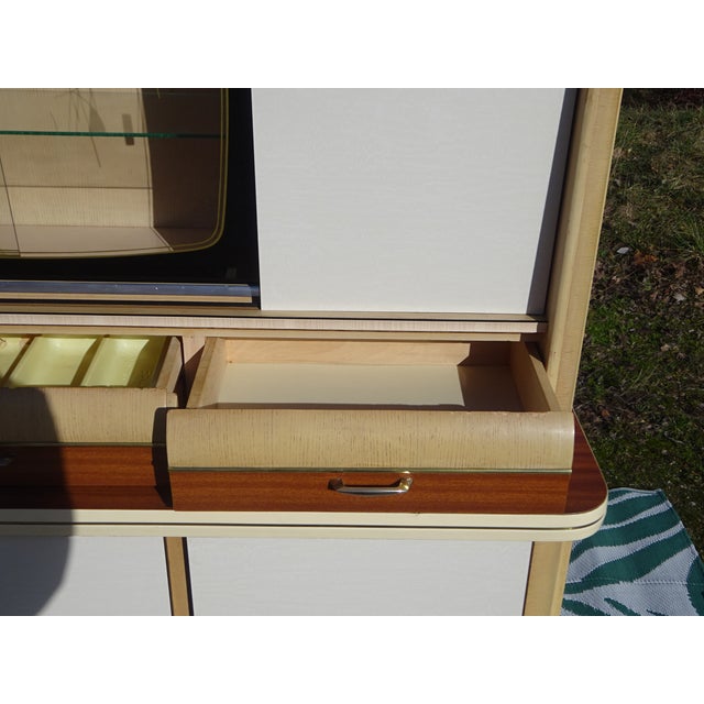 Large Vintage Sideboard in Wood and Formica from Weiler, 1960s For Sale - Image 15 of 18