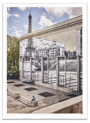 JR, At the Palais De Tokyo, August 28, 2020, 4:12 p.m., Paris, 2020, Lithograph