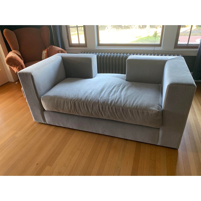 J. Robert Scott Silk Mohair French Tet a Tet Sofa For Sale In Portland, OR - Image 6 of 8