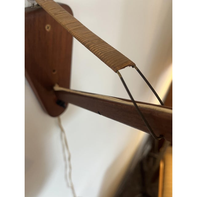 Brown Vintage Wall Light from Temde Leuchten, 1960s For Sale - Image 8 of 11