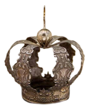 Marian Crown in Silver with Reliefs