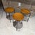 Luther Conover Luther Conover Pacifica Group Nesting Tables -Stools Iron Wood Mid-Century Mod For Sale - Image 4 of 11