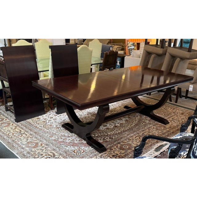 Baker Furniture Company Barbara Barry for Baker Furniture Extension Dining Table For Sale - Image 4 of 18