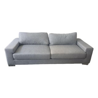 Ben Soleimani Pierce 3-Seat Modern Light Gray Sofa For Sale