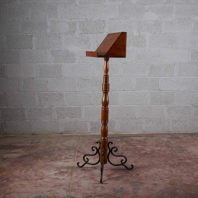 Art Deco Style Lectern in Wood For Sale - Image 6 of 13