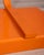 Vintage Space Age Italian Orange Metal and Acrylic Glass Floor Lamp, 1970s For Sale - Image 9 of 15