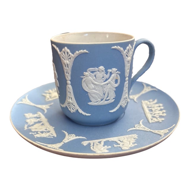 Antique Wedgwood Teacup and Saucer Circa 1894 For Sale