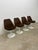 Mid-Century Modern Eero Saarinen Fully Upholstered Tulip Side Chairs for Knoll - Set of Four For Sale - Image 3 of 17