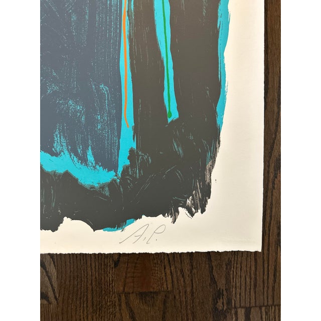 Dan Christensen Dan Christensen Hyde Park II Artist Proof Screenprint For Sale - Image 4 of 4