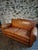 Vintage Leather Moustache Sofa, France, 1940s-1950s For Sale - Image 12 of 17