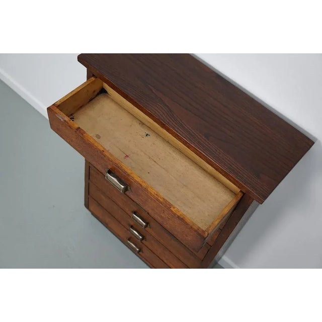 Dutch Oak Apothecary Cabinet, 1930s For Sale - Image 10 of 13