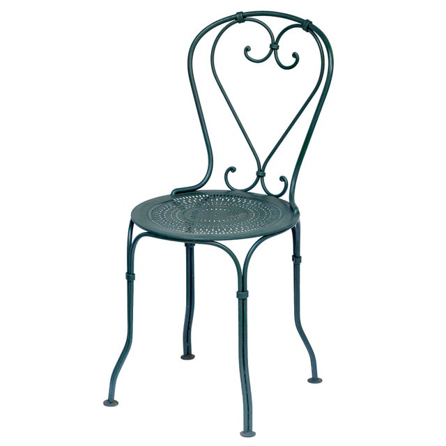 Antique Garden Table/4 Chair Set For Sale - Image 17 of 18