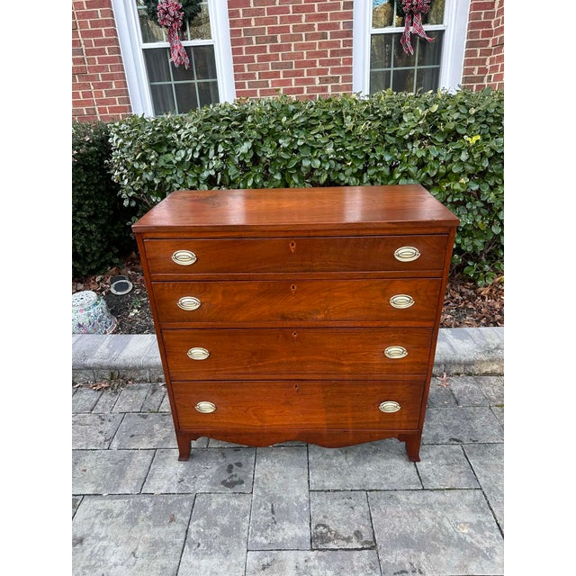 Federal Period Kentucky Walnut Chest of Drawers, ca. 1810–1840 Early 19th-century Federal period chest of drawers,...