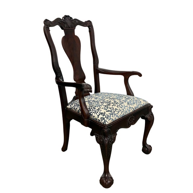 Bernhardt Set of 8 Bernhardt Centennial Collection Chippendale Mahogany Dining Chairs For Sale - Image 4 of 9