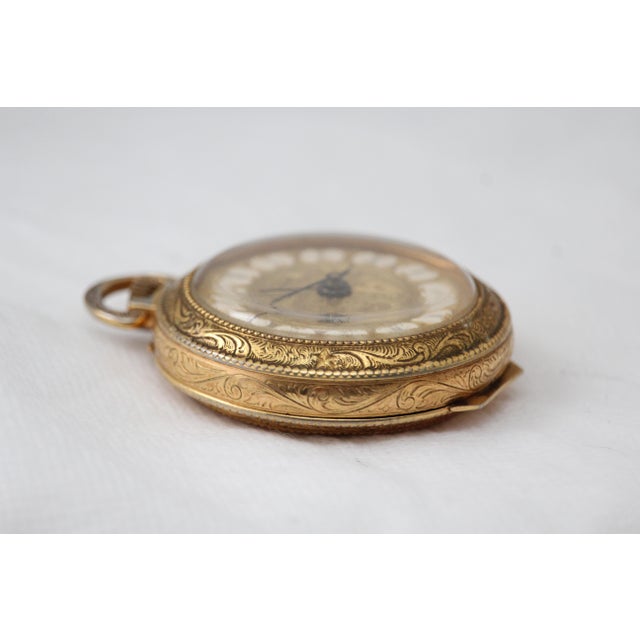 Swiss Gold Pocket Watch, 1920s For Sale - Image 10 of 18