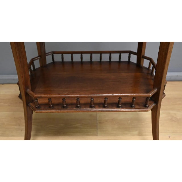 Brown Art Deco Oak Coffee Table, 1930s For Sale - Image 8 of 17