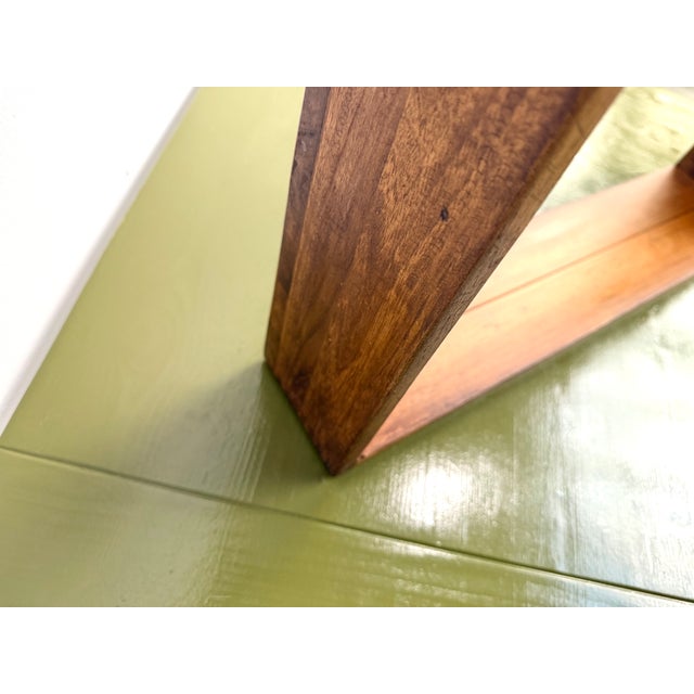 Modernist Scandinavian Square Wooden Mirror, 1970s For Sale - Image 18 of 18