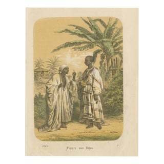 German School, Women of Shoa (Ethiopia), 1868, Paper For Sale