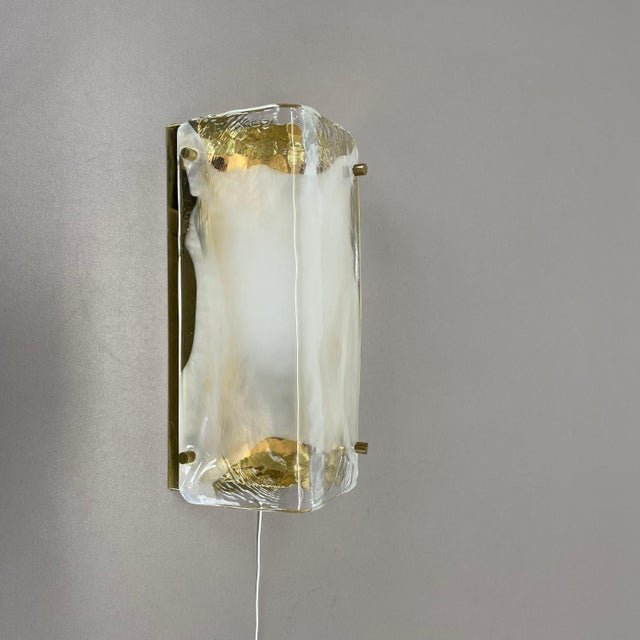 1960s Hollywood Regency Murano Glass Wall Light by Kalmar Lights, 1960s For Sale - Image 5 of 18