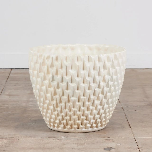 David Cressey Phoenix-1 Planter in White Glaze for Architectural Pottery For Sale - Image 12 of 12