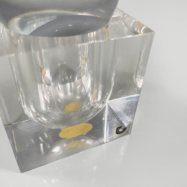 Mid-Century Modern Italian Modern Acrylic Sculpture for Guzzini, 1970s For Sale - Image 3 of 11