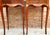 Wood 20th Century French Nightstands with Two-Drawer & Cabriole Legs, Set of 2 For Sale - Image 7 of 14