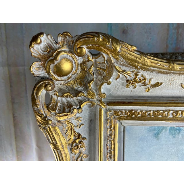 Eugène Lelièpvre, Woman in a Pink Dress in Front of the Arc De Triomphe, Paris, 1950s, Oil on Canvas, Framed For Sale - Image 11 of 13