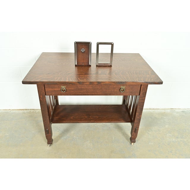 Roycroft Arts & Crafts Hammered Copper Bookends, Circa 1920s For Sale - Image 12 of 13