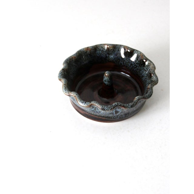 2010s Vintage Studio Pottery Ring Dish For Sale - Image 5 of 7