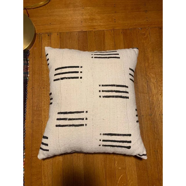 African Mudcloth Throw Pillow For Sale - Image 4 of 4