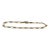 14k Yellow Gold Figaro Mariner Link Bracelet 8.25in 5.4g For Sale
