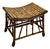Excellent Hand Made Antique Oriental Revival Aesthetic Victorian Genuine Bamboo Footstool - Ottoman Circa 1880s For Sale