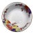 Late 20th Century Imperial Leaf Tobacco Leaf Round Vegetable Serving Bowl Floral Gold Trim For Sale