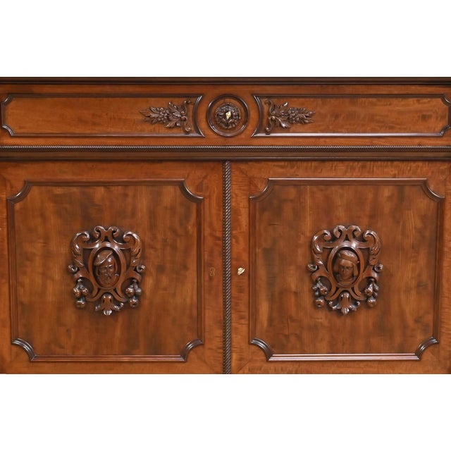 Early 19th Century Mahogany Buffet with Writing Desk For Sale - Image 13 of 18