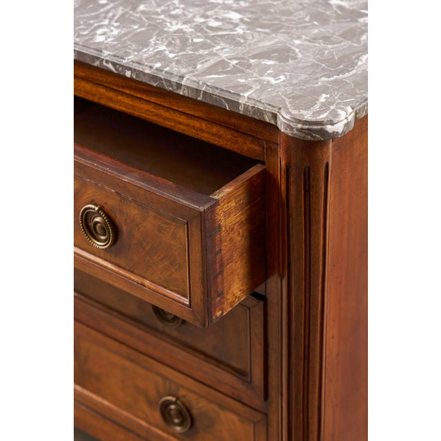 Stone 19th Century French Commode With Grey Top For Sale - Image 7 of 12