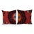 Red Suzani Pillow Cover - A Pair For Sale