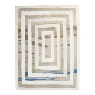 Antique Multi Dimensional Persian Kilim - 6'8" x 9' For Sale