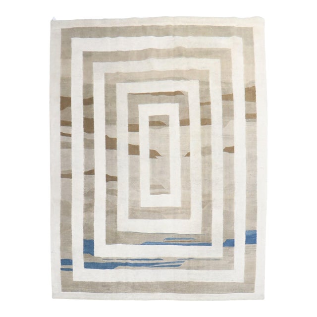 Antique Multi Dimensional Persian Kilim - 6'8" x 9' For Sale