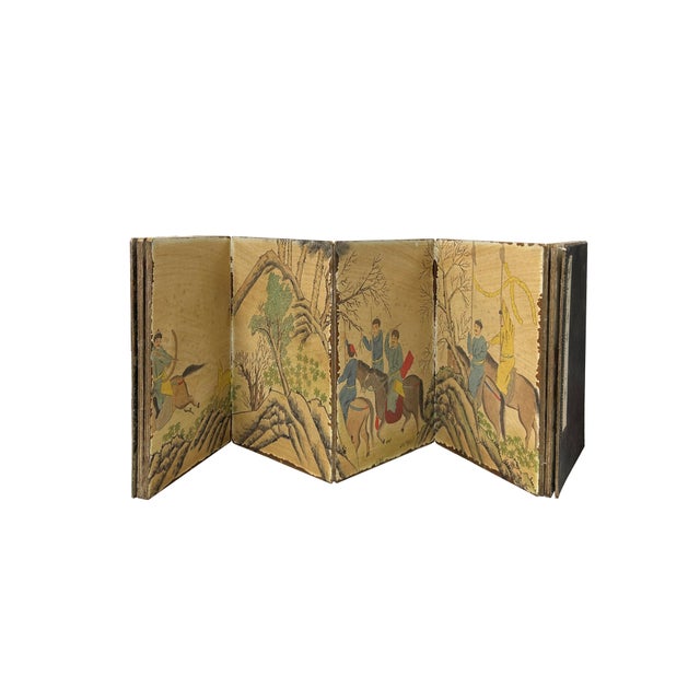 Paper Vintage Chinese Ancient Story Graphic Album Book Display Art Jk302s For Sale - Image 7 of 7