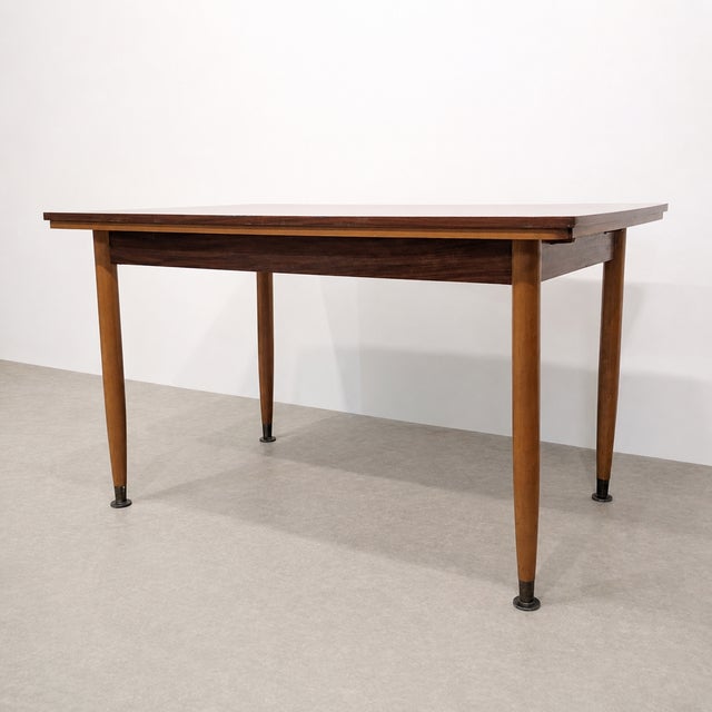 Vintage Extendable Dining Table, 1960s For Sale - Image 3 of 8