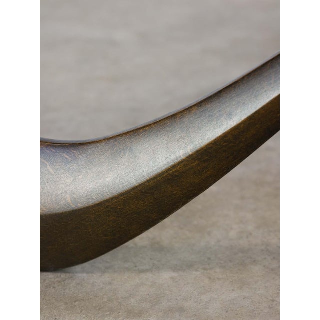Italian Organic Snake Wooden and Smoked Glass Coffee Table, 1960s For Sale - Image 9 of 18