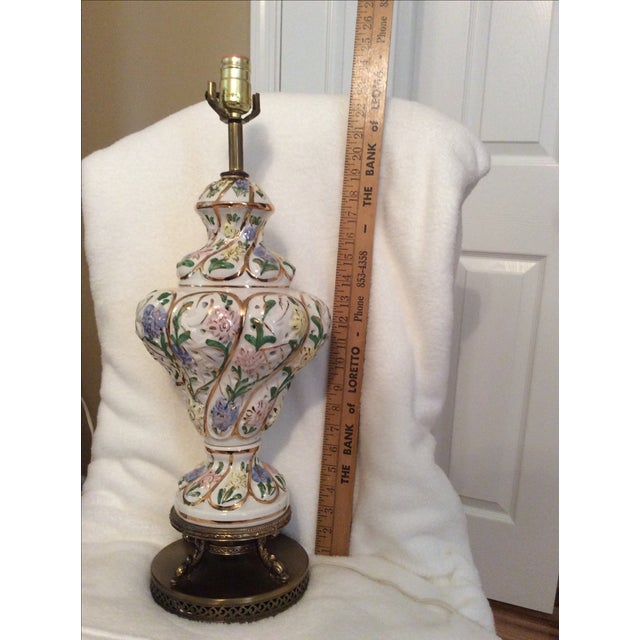 Vintage Capodimonte Italian Lamps A Pair Chairish