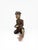 Chinese Mid 20th Century Hand-Carved Chinese Wooden Figural Sculpture of Seated Musician With Drum For Sale - Image 3 of 14