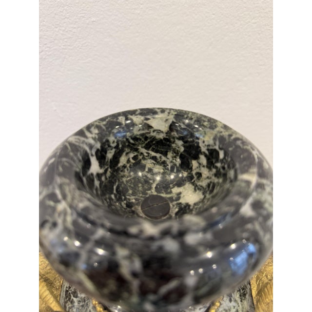 Ornamental Vase in Green Marble and Gilded Bronze, France, 1800s For Sale - Image 16 of 18
