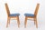 2 of 6 Vintage Dining Chairs, Germany, 1960s. (Unknown manufacturer) The chairs feature sturdy solid beech wood frames...