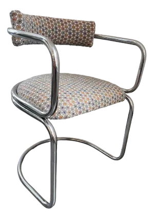 Vintage Italian Cantilever Armchair, 1940s