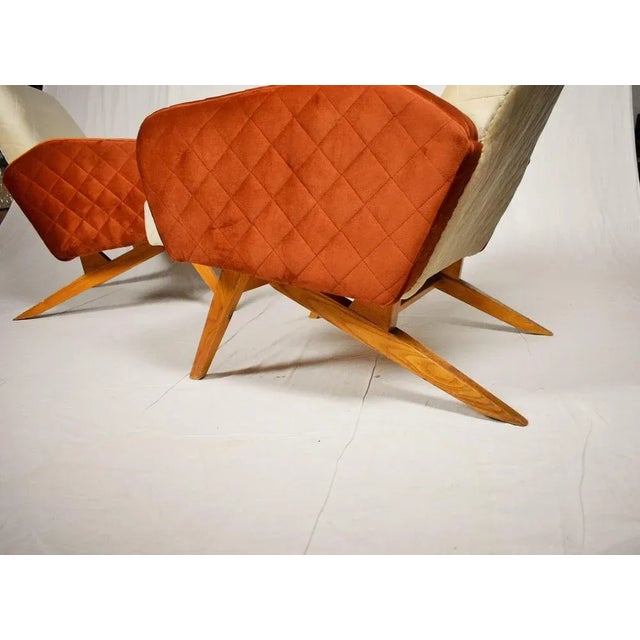 Set of Mid-Century Italian Armchairs, 1965 For Sale - Image 4 of 13