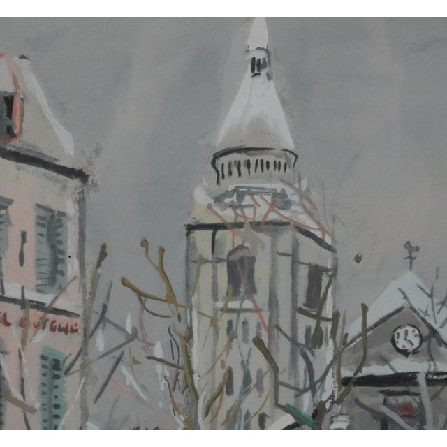 Maurice Utrillo, Montmartre, L’Eglise Saint-Pierre, Lithograph For Sale - Image 4 of 7
