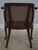Vintage French Carved Cane Tub Chair For Sale - Image 4 of 18