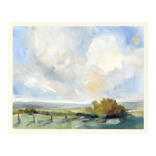 Landscape Study 253 - Earthy Mixed Media Painting on Canvas Paper Original Artwork by Jodi Miller For Sale